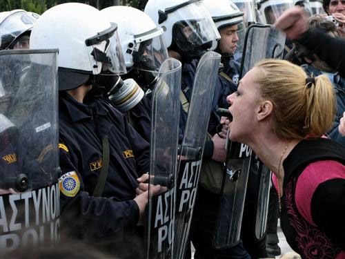 Athen Generalstreik 2011